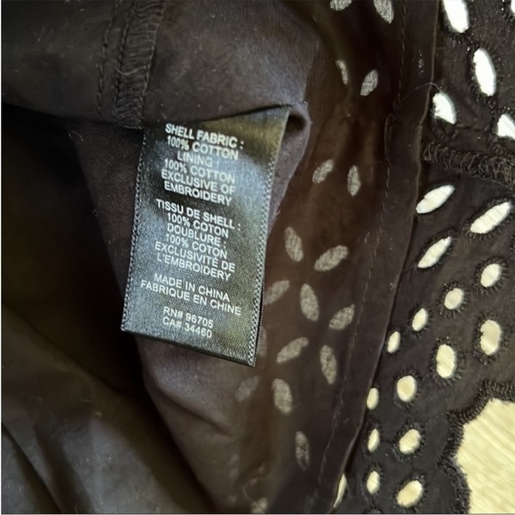 Rebecca Taylor La Vie Agatha Embroidered Eyelet Flutter Sleeve Romper - Picture 12 of 15